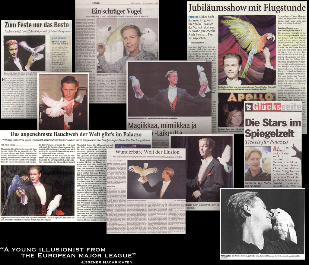 Photos of Jay Niemi in press